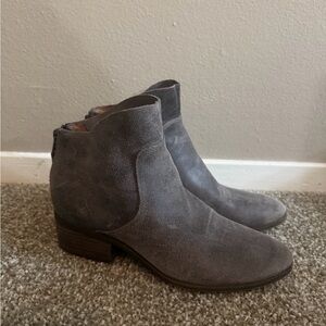 Lucky Brand Charcoal Ankle Booties